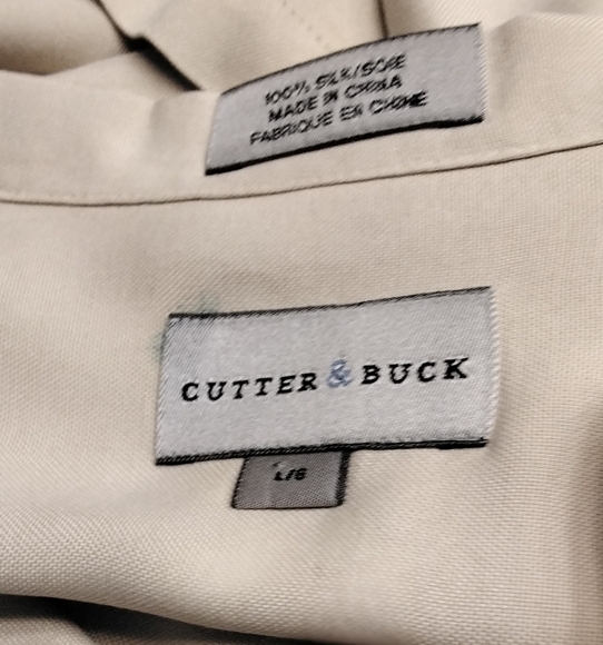 Cutter & Buck Men's Silk Shirt    Size LG - Picture 3 of 4
